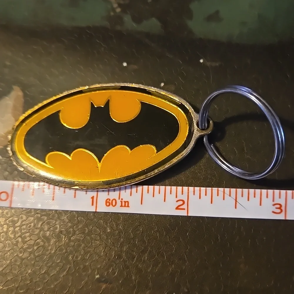 Vintage 1964 DC Comics Batman Keychain Ring